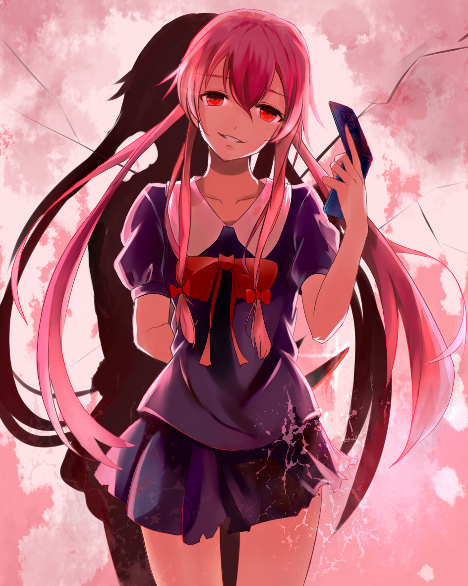 Yuno avec son journal du futur